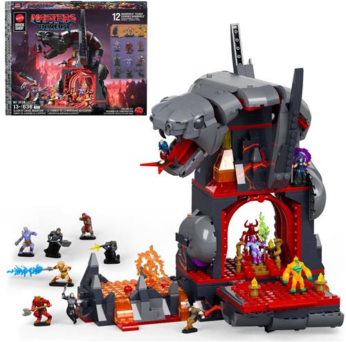 Mattel Masters of the Universe Mattel Brick Shop Construction Set Snake Mountain Construction kits
