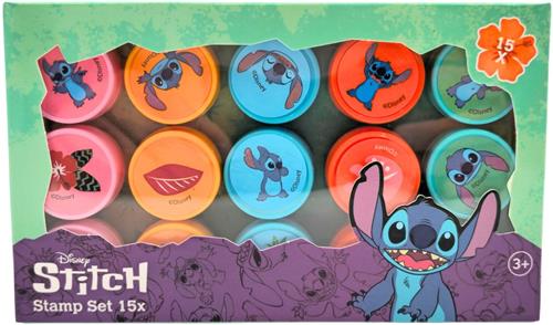 STITCH Stempel set met kinderklei - STAMP SET 15X (ST25347) - Lilo en Stitch