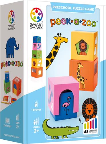 SmartGames - Peek A Zoo - 48 opdrachten