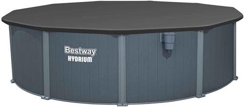 Bestway HYDRIUM Serie - Stalen Paneel Zwembad - 488cm x 132cm - Robuust Ontwerp - Year-Round Gebruik