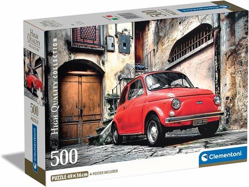 Clementoni - Puzzel - 500 Stukjes - High Quality Collection - Italiaanse auto - Compacte doos - Puzzel voor volwassenen