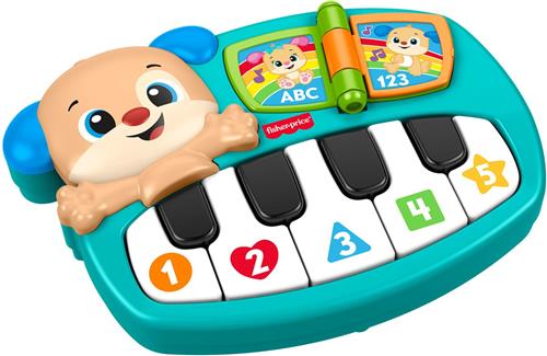 Fisher-Price Leerplezier Laugh & Learn Puppy's Piano, 0,5 jaar, Geluid, Batterijen vereist, AA, Kunststof, Meerkleurig
