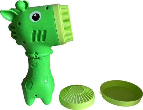 Nivard Bellenblaas Pistool - Bellenblazer - Bellenblaas Speelgoed - Bubble Blaster - Bellenblaasmachine - Speelgoed - Giraffe - Groen