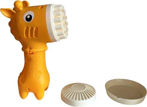 Nivard Bellenblaas Pistool - Bellenblazer - Bellenblaas Speelgoed - Bubble Blaster - Bellenblaasmachine - Speelgoed - Giraffe - Geel