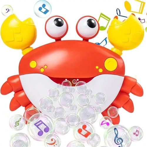 Nivard Bellenblaas Pistool - Bellenblazer - Bellenblaas Speelgoed - Bubble Blaster - Bellenblaasmachine - Speelgoed - Krab - Rood
