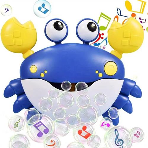Nivard Bellenblaas Pistool - Bellenblazer - Bellenblaas Speelgoed - Bubble Blaster - Bellenblaasmachine - Speelgoed - Krab - Blauw