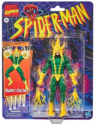 Spider-Man Marvel Legends Retro Action Figure Marvel's Electro 15 cm