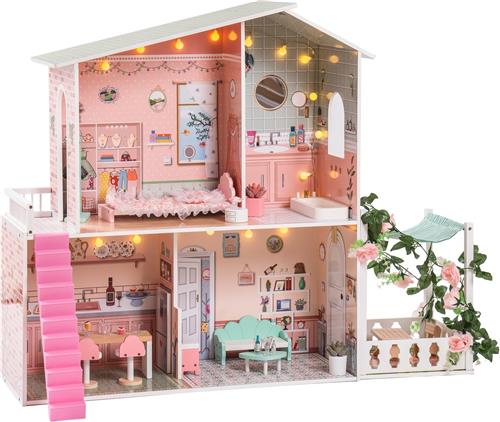 ROBOTIME - Robud Lentetuin Kabine Houten Poppenhuis - Rollenspel Speelgoed voor Meisjes vanaf 3 Jaar