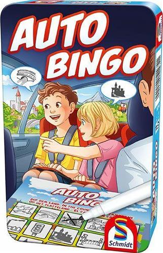 SchmidtÂ® - Auto Bingo - Reisspel - Zoekspel voor onderweg - Kinderspel - vanaf 5 jaar - 1-3 spelers