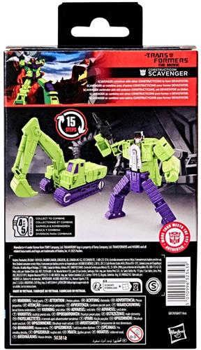 Hasbro The Transformers: The Movie Studio Series Deluxe Class Action Figure Constructicon Scavenger 11 cm Action Figuur