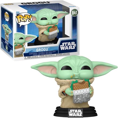 Star Wars The Mandalorian - Grogu vinylfiguur 841 Unisex Funko Pop! - Neutraal - Standard