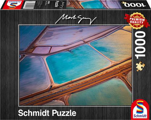 Schmidt puzzel Mark Gray - Pastelle - 1000 stukjes kunst.
