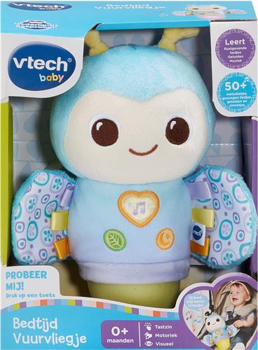 VTech Baby Bedtijd Vuurvliegje - Interactieve Knuffel - Nachtlampje - 50+ Melodietjes, Liedjes, Geluiden en Zinnetjes