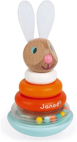 Janod Lapin - Stapeltuimelaar konijn