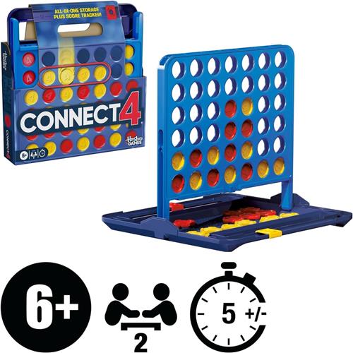 Hasbro Connect 4 - Logisch Spel - Walizka - G1500