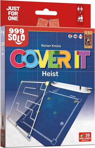 999 Games - Cover It! Heist -Breinbreker - Stimuleert het ruimtelijk inzicht - Educatief spel - Solo spel - Klein cadeautje