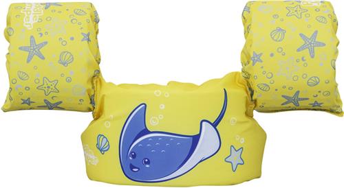 Bestway Puddle JumperÂ® rog - groen - Verstelbare zwembandjes voor kinderen - 15-30 kg - Maat one size