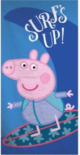 Peppa Pig Surf badhanddoek, strandhanddoek 70x140cm
