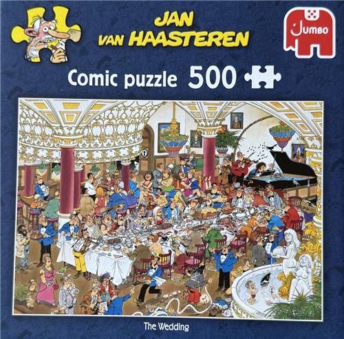 The Wedding Jan van Haasteren comic puzzle 500 stukjes Jumbo Puzzel