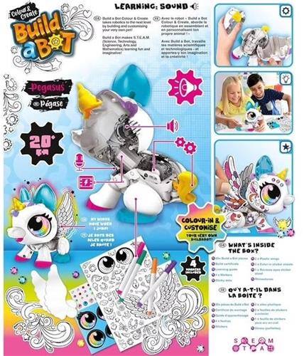 Build A Bot Colorific Robot Pegasus FR-EN