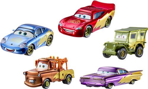 Disney en Pixar Cars Race om de 20ste Verjaardag van Radiator Springs te Vieren - Set van 5