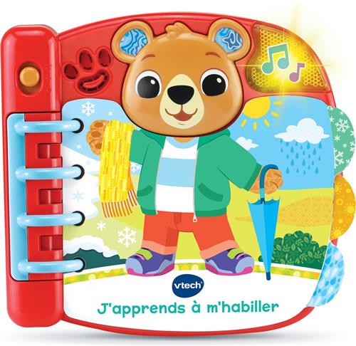VTech Baby LIVRE J'APPRENDS A M'HABILLER