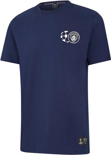 T-shirt Puma Man City Heren Mcfc Fw Ucl Op maat gemaakt T-shirt Marineblauw - S