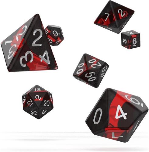 Oakie Doakie Dice des RPG Set Enclave - Ruby (7)