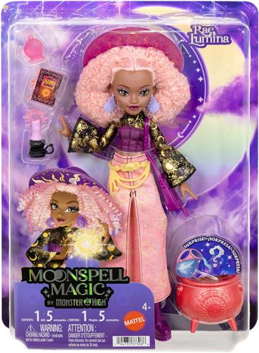 Moonspell Magic van Monster High - Rae Lumina modepop - Sun Witch met accessoires