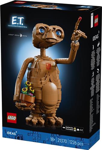 LEGO Ideas E.T. the Extra-Terrestrial Bouwpakket voor Volwassenen en Woondecoratie - 21370