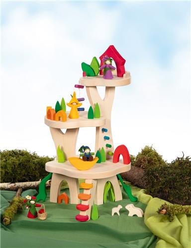 GOKI Speelhuis - Wondere Werelden - Hout - Zonder Decoratie - 3 Jaar