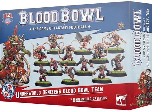 Figurine Games Workshop Blood Bowl - Team Goblin and Skaven : Underworld Denizens (x12)