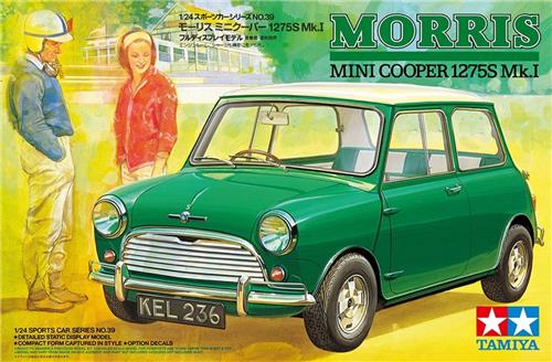 Tamiya Modelbouwpakket Militaire voertuigen - 24039 Morris Mini Cooper 1275S Mk.1 - Britse Auto Plastic - 1:24 - Modelbouw