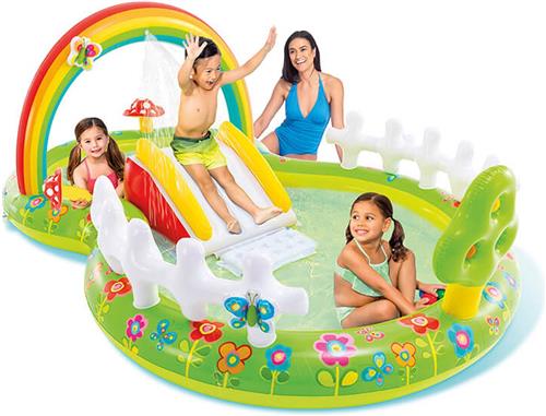 Zwembad speelcentrum 'My Garden' | Intex | Speelzwembad | Vrolijk design |