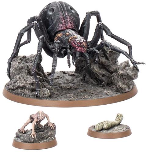 Beeldjes Games Workshop Warhammer Middle Earth - Le passage de Cirith Ungol : Shelob & Gollum