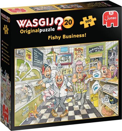 Wasgij Original Puzzel Nr 20 - 500 Stukjes - Fishy Business!