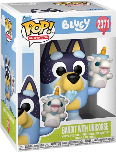 Funko Pop! Animation: Bluey Bandit with Unicourse #? Specialty Series Exclusive
