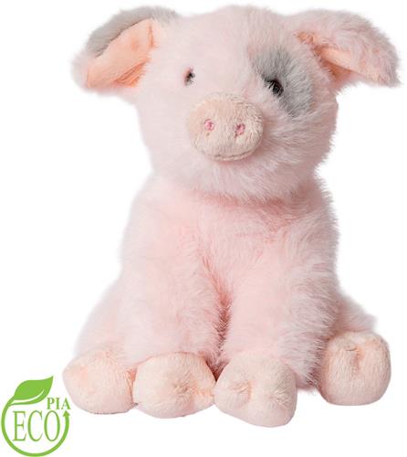 PIA Soft Toys - Pluche Knuffeldier - Varken zittend ECO 21 cm
