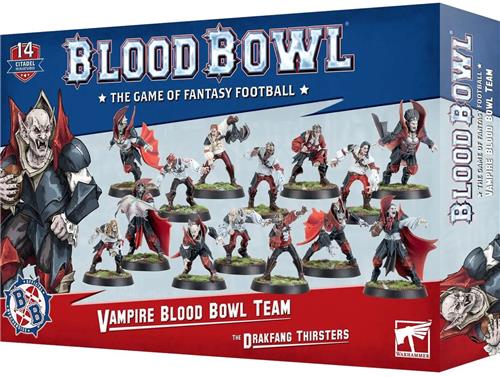 Figurine Games Workshop Blood Bowl - Team Vampire : The Drakfang Thirsters (x14)