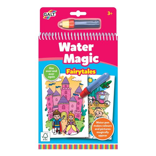 Jumbo kleurboek Water Magic Fairytales - 6 herbruikbare kleurplaten.