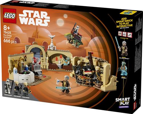 LEGOÂ® Star Wars SMART Play: Mos Eisley Cantina Bouw- en Speelset voor Kinderen - Compatibele Set met 3 SMART-tags en 5 LEGO Minifiguren - Cadeau voor Jongens, Meisjes en Fans Vanaf 8 Jaar - 75425