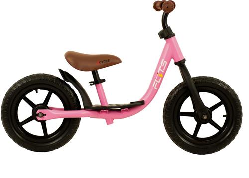 2Cycle Loopfiets - Balance Bike - Jongens en Meisjes - Loopfiets 2 Jaar - Buitenspeelgoed - Mat-Roze