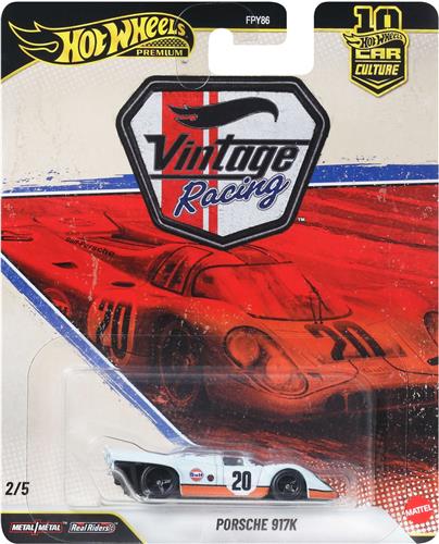 Hot Wheels Car Culture Vintage Racing - Porsche 917K