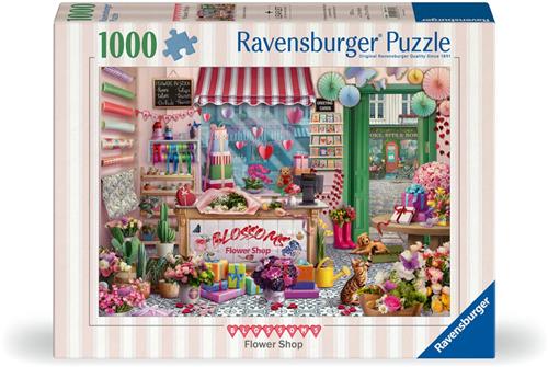 Ravensburger - Puzzel voor volwassenen - Puzzel van 1000 stukjes - De bloemenwinkel - 14 jaar en ouder - Puzzel van premium kwaliteit - 12001727