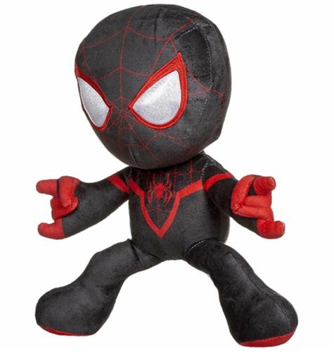 Spiderman Miles Morales Pluche Knuffel Marvel 30 cm - Spider-Man Plush Toy - Speelgoed Superheld Knuffels voor Kinderen Jongens Meisjes - Spiderman Brand New Day