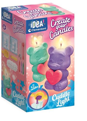 Clementoni Create Your Candles Love Bear - Kaarsen Maken Hobbypakket - Kaars Knutselen voor Kinderen - Knutselpakket Meisjes en Jongens vanaf 8 Jaar