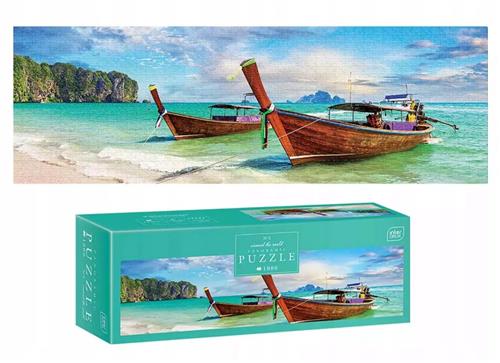 PUZZLE - Interdruk Panorama Puzzle 1000 studies - "Around the World" - INTERDRUK - GERONIMO GAMES