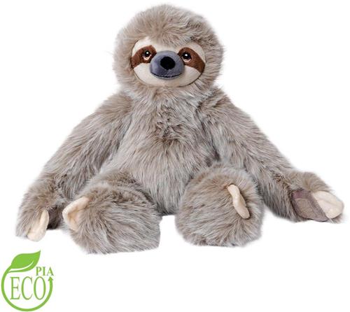 PIA Soft Toys - Pluche Knuffeldier - Luiaard ECO 33 cm