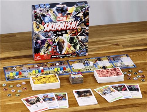 Asmodee Marvel bordspel Skirmish in New York strategisch kaartspel.