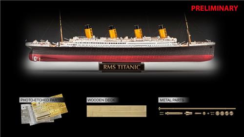 Revell Modelbouwpakket Schepen - 05243 R.M.S. Titanic - Ocean Liner Olympic-klasse - Platinum Edition - Brits Passagiersschip Plastic - 1:400 - Modelbouw